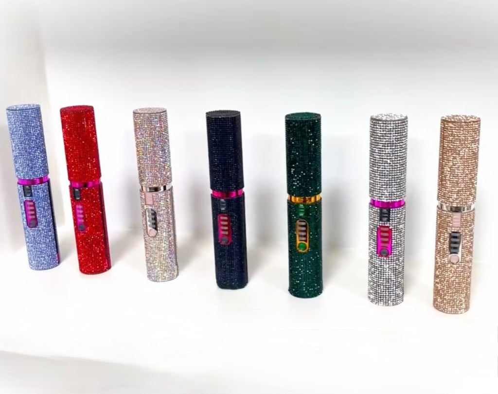 Piastra portatile glitterata