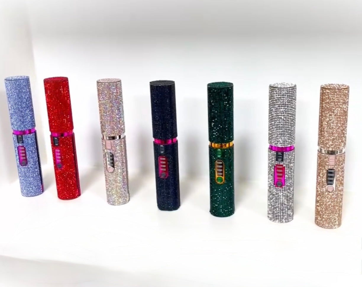 Piastra portatile glitterata