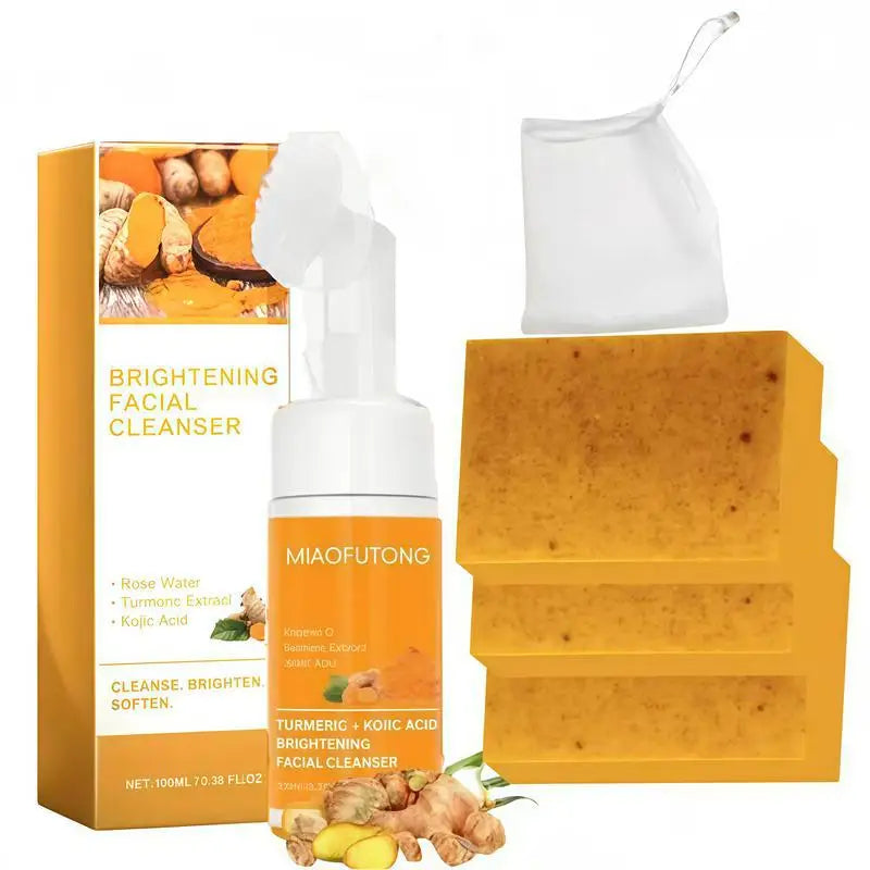 Kit pulizia viso alla curcuma